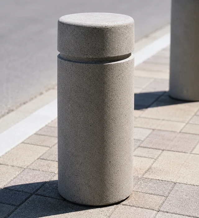 Detalle del bolardo B01