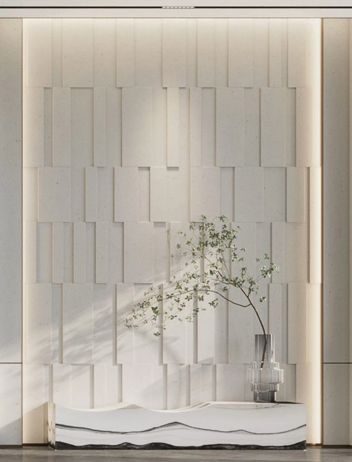 Muro con paneles ondulados W01 Wave